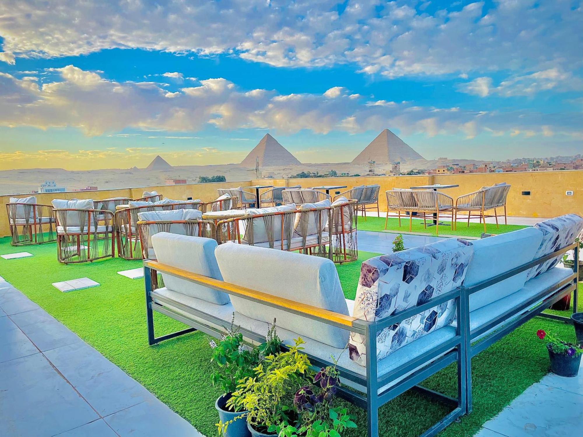 Palm Pyramids View Hotel Kafret el-Gabal Dış mekan fotoğraf